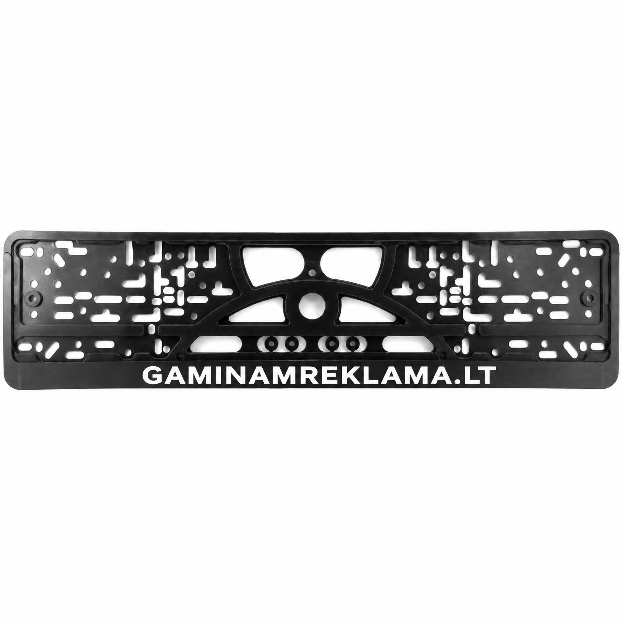 Automobilio numerių rėmeliai su reklama
